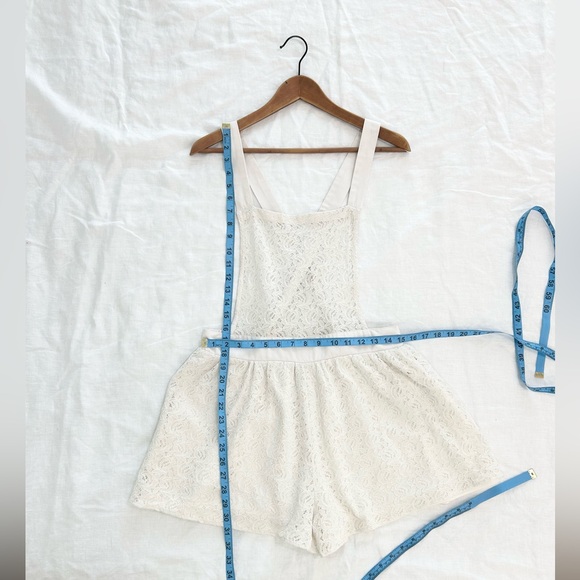 Band of Gypsies Lace Shortalls Overalls Romper - Picture 2 of 13